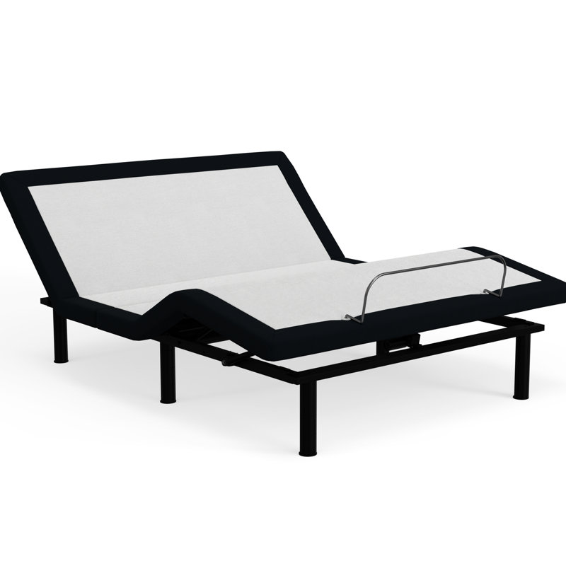 Base de lit réglable pour très grand lit: zéro gravité, massages de couleur gris anthracite, hauteur de 15,34 po