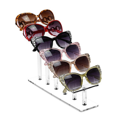 6 Tier Premium Acrylic Eyeglass Holder Stand, Sunglasses Orgaznizer, Sunglass Holder, Eyeglass Display, Eyewear Rack, Glass Display