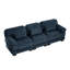 Canapé surdimensionné 3 places Cloud Couch, canapé modulaire moderne et minimaliste, coussins de siège épais et confortables, tissu en velours côtelé respirant, bleu pour le salon-56373449