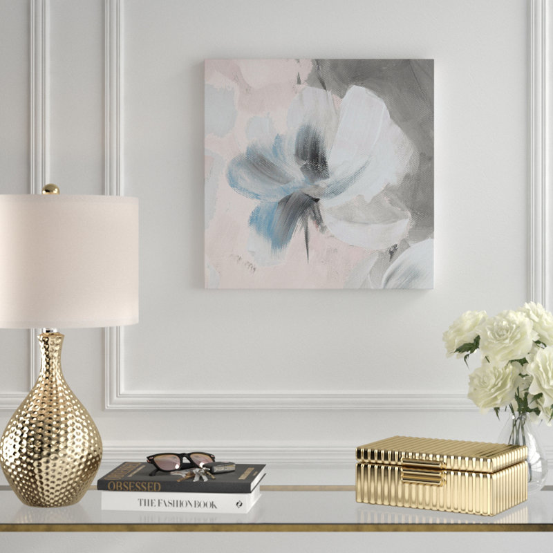 «Softly Awakken Mute I», reproduction de peinture acrylique, H 28 po x l 28 po x P 1,5 po, Toile tendue