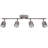 4-Light LED Track Lighting Kit, 4-Head Adjustable Spotlights