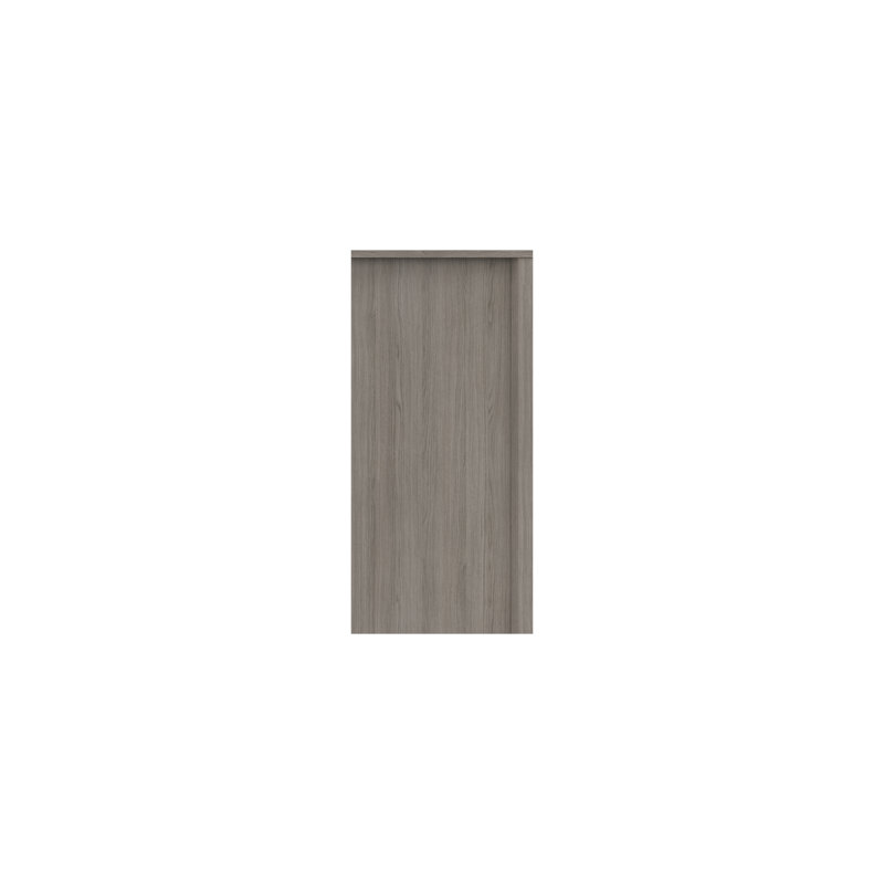 Colville 43.3cm W 5 - Drawer Chest of Drawers, Grey Oak/White Grey Gloss