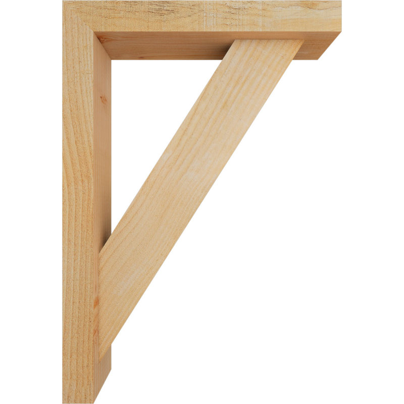 Support de bloc traditionnel avec entretoise décalée, 26 x 18, Sapin Douglas de l 4 po (scié brut)
