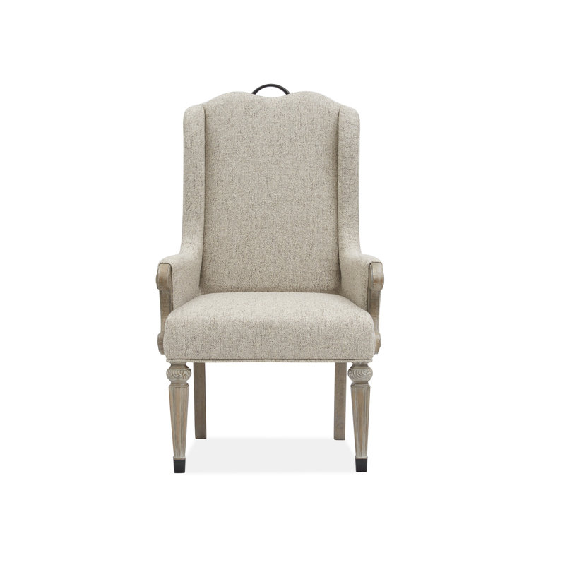 Chaise avec accoudoirs beige