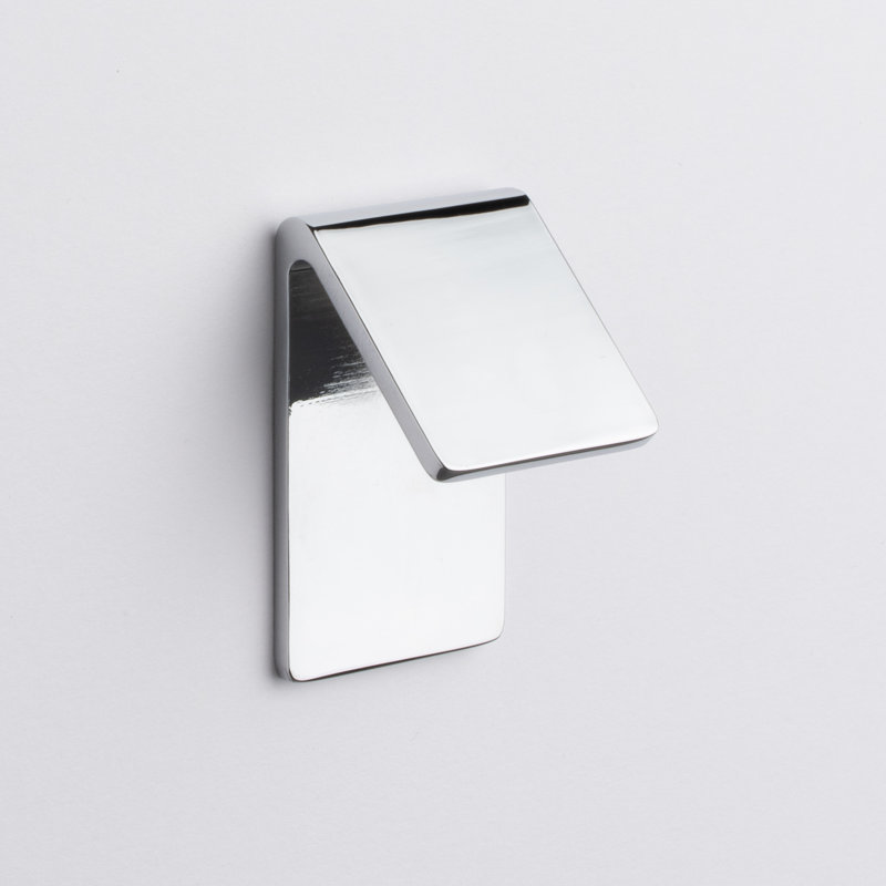0.75" Center to Center Finger Pull, Polished Chrome