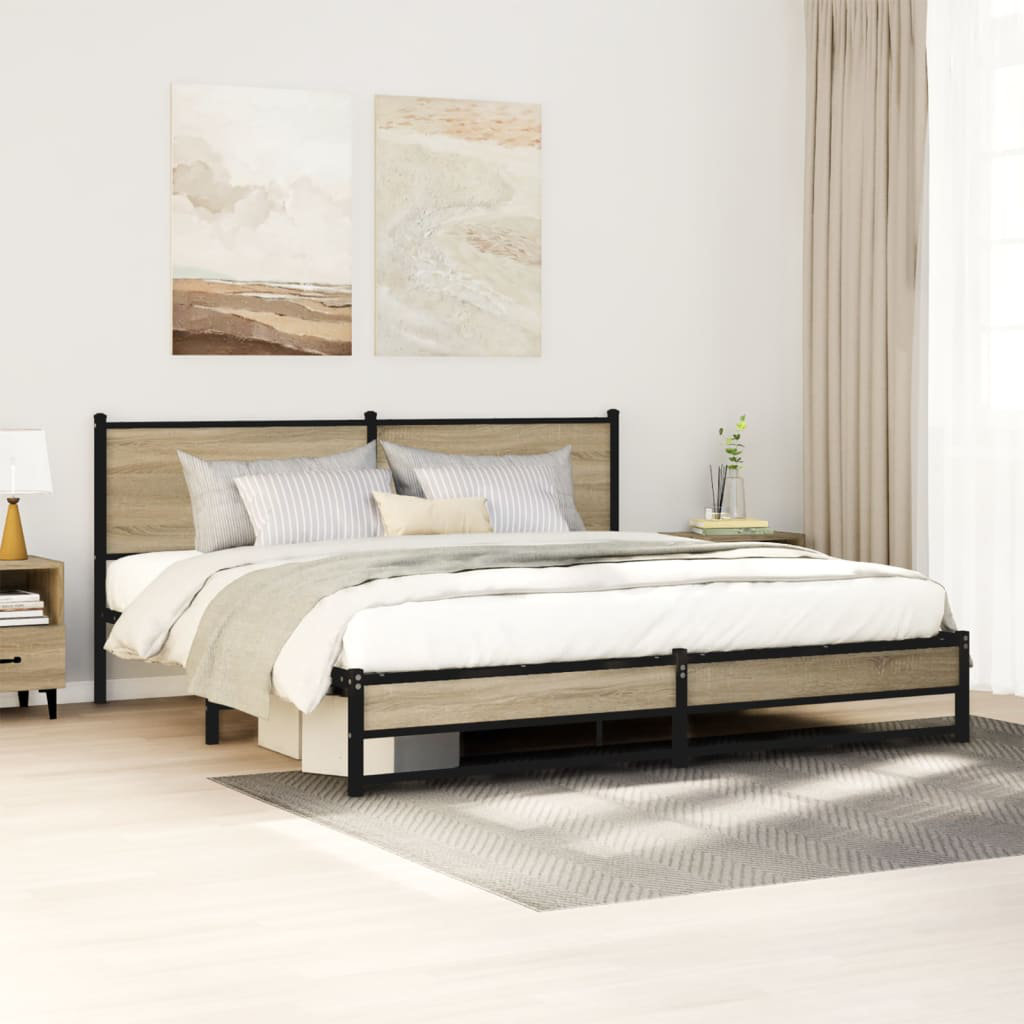 Borough Wharf Metal Bed Frame Without Mattress