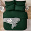 Premium 4-Piece Ultra-Soft Microfiber Duvet Complete Cover Set-111014802-111014808
