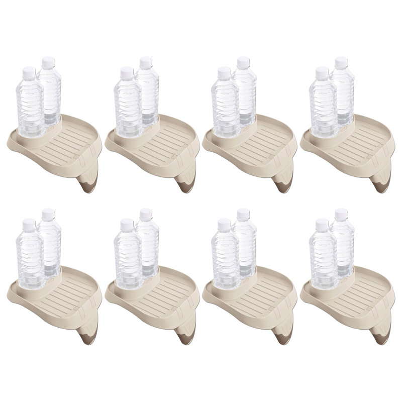 Porte-gobelet amovible Intex PureSpa, accessoire pour piscine et spa, paquet de 8, brun clair