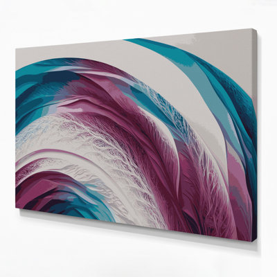 «Gradient Abstract 17», art mural sur toile beige