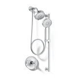 Kohler Purist Performance Showering Kit, 2.5 GPM Multifunction Showerhead and Handshower Package, Three Spray Settings