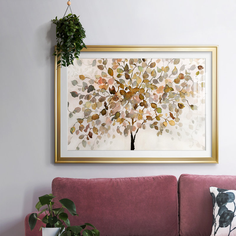 Nature's Gift, reproduction sur papier, H 27 po x l 39 po x P 1,5 po, Or