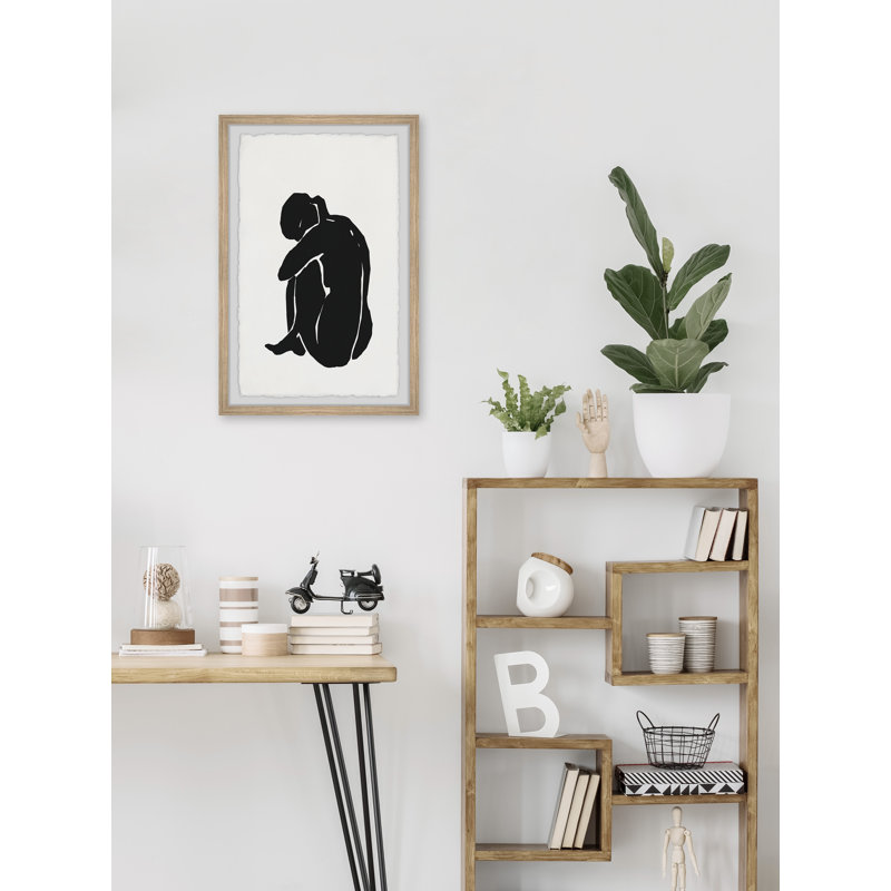 Never Stop Trying - Single Picture Frame Painting, 45cm H x 38cm W x 3.81cm D
