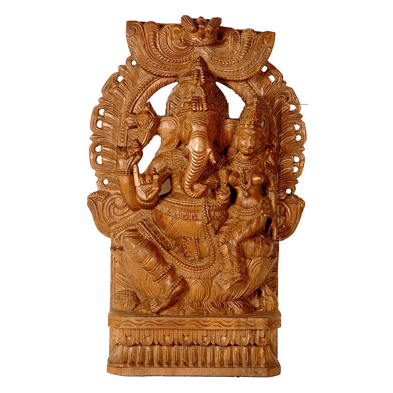 Ganesha avec sa Shakti