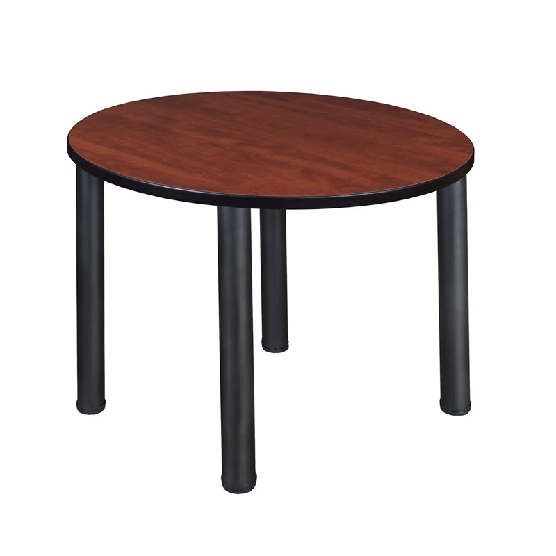 Plateau de table Kee, gris, H 29 po x L 42 po x l 42 po, Chrome
