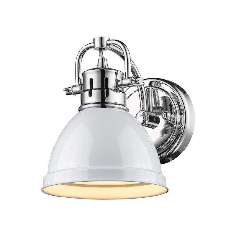 Dimmable Vanity Light, White, Chrome