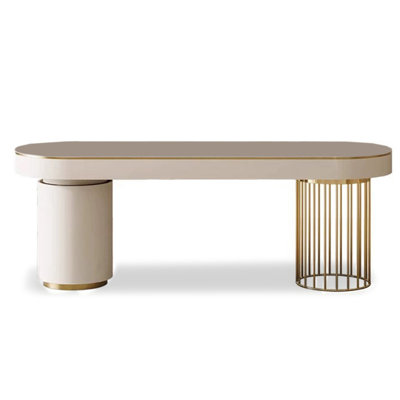 Bureau de luxe en pierre frittée Italian Light