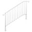 Main courante en fer galvanisé robuste, marchepied extérieur, conception soudée pour le bureau résidentiel de jardin-125267279