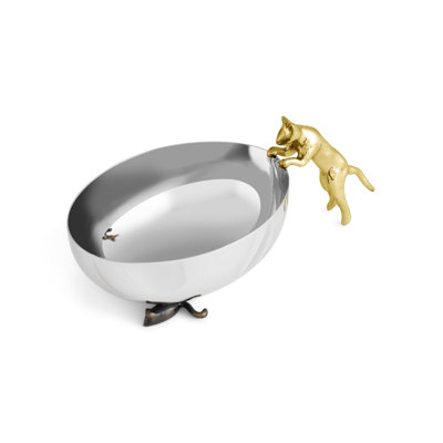 Flights of Fancy Handmade Stainless Steel Decorative Bowl
