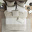 Housse de couette en coton double / grand, chenille, touche romantique, imprimé, réversible taupe, fermeture à boutons, décor lavable à la machine, chic