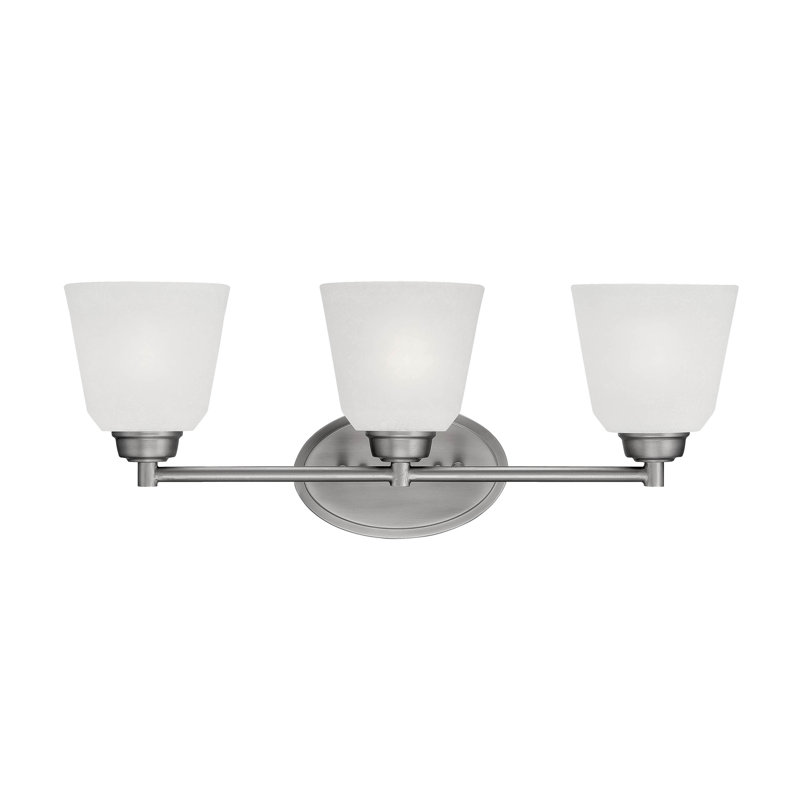 Thatcham 3 - Light Vanity Light, Brushed Pewter