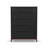Waterfall Solid Wood 40 " W 5 - Drawer Dresser