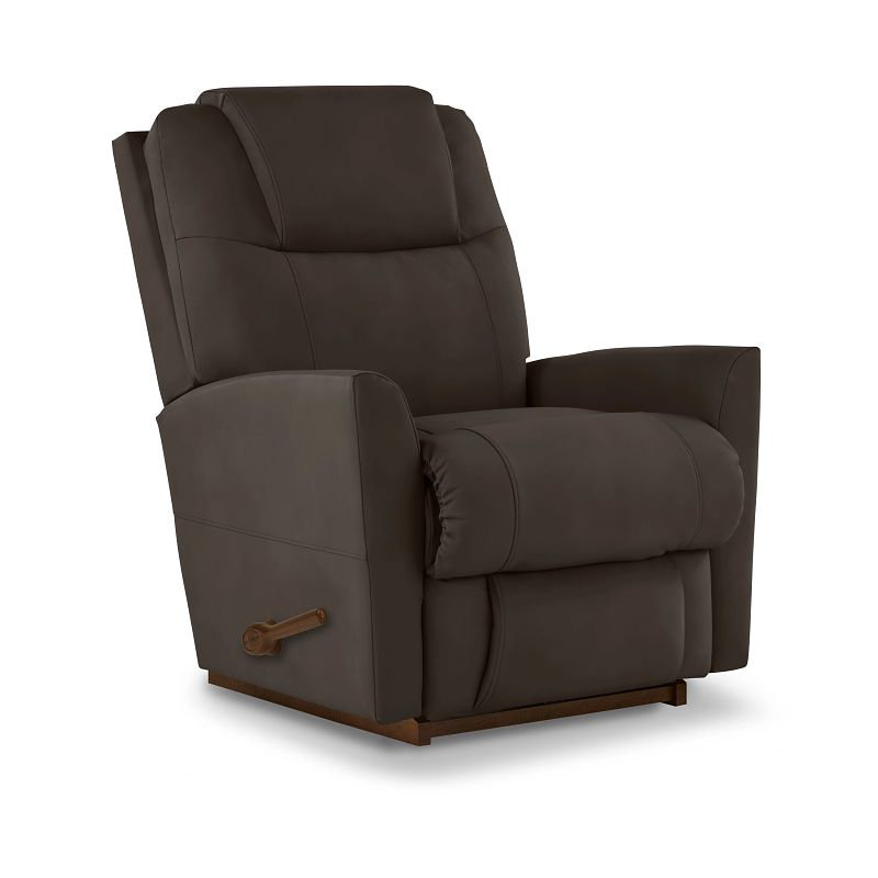 Sparrow Leather Rocking Recliner , Otter