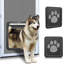 Pet Dog Screen Door Magnetic Flap Screen Automatic Lockable 12" x 14"