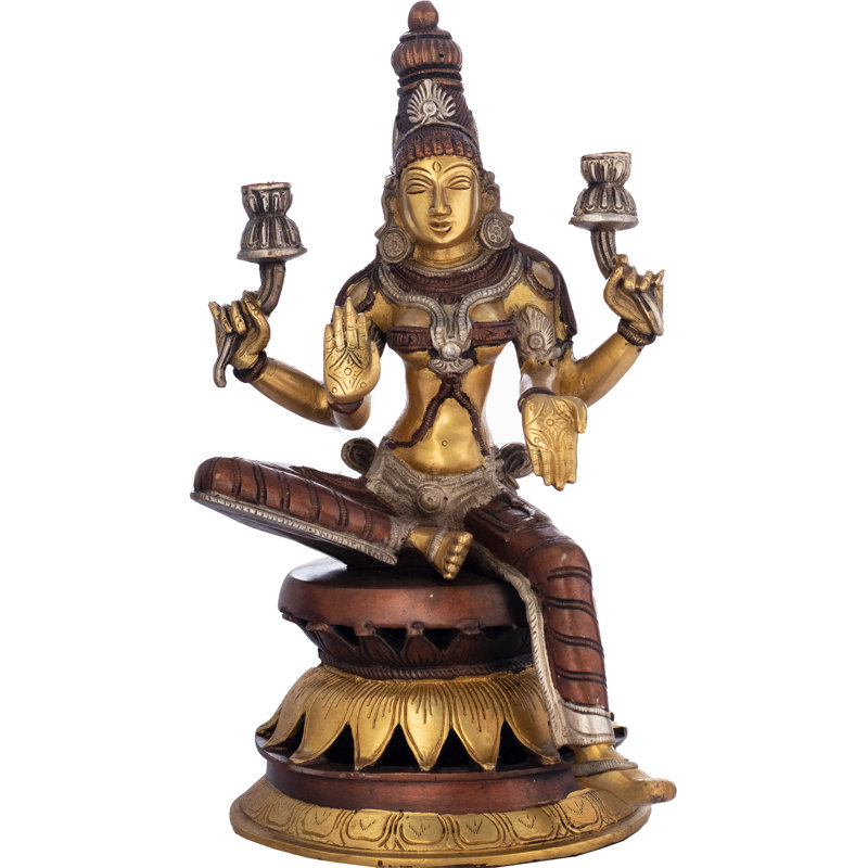 Figurine Déesse Lakshmi de Atharva Veda, Rouillé