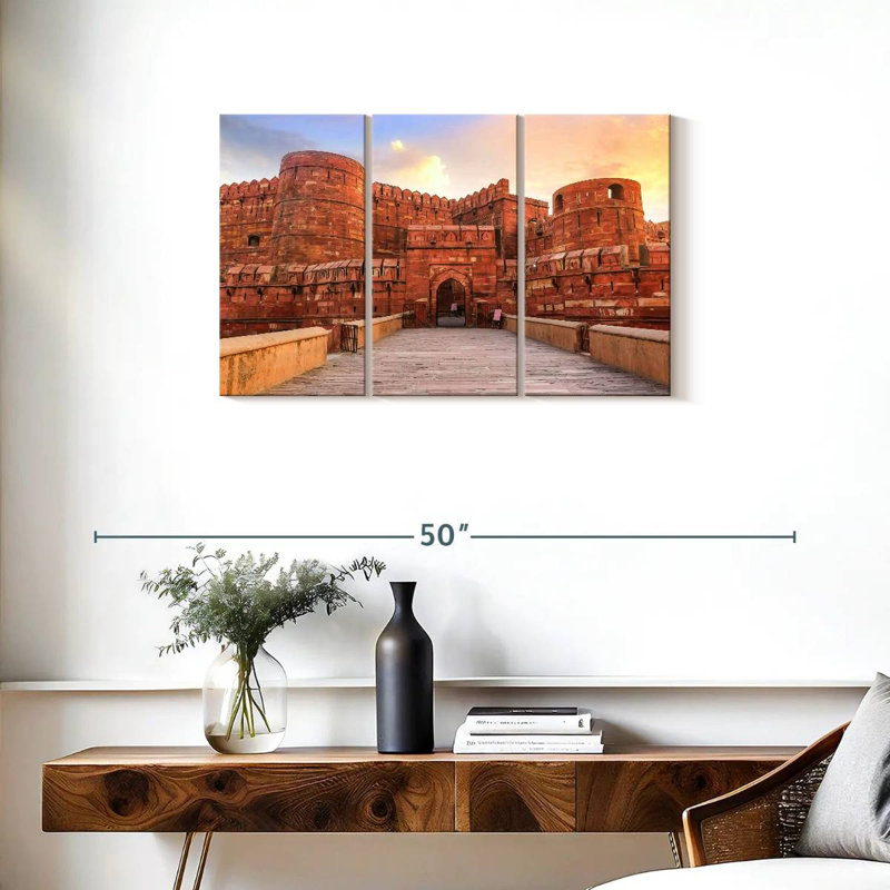 Nicci Ancient Agra Fort, 20" H x 33" W