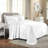 Superior Solitaire Waffled Matelassé Bedspread Set with Shams-2045350944-2045351124