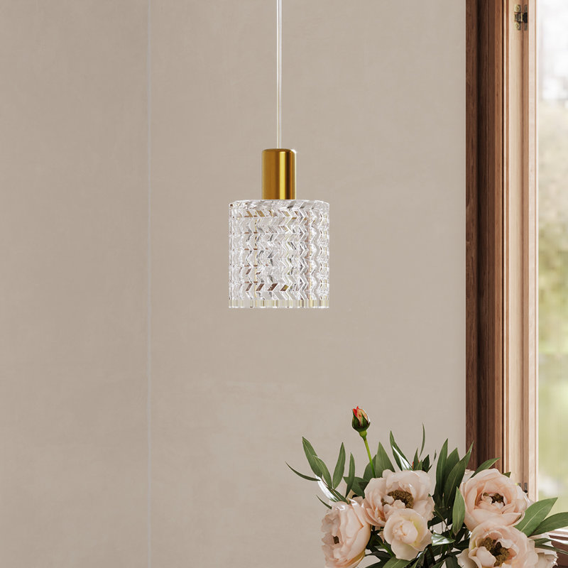 1 - Light Natural Chandelier Pendant