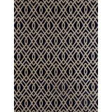 Sevda Geometric Area Rug in Navy