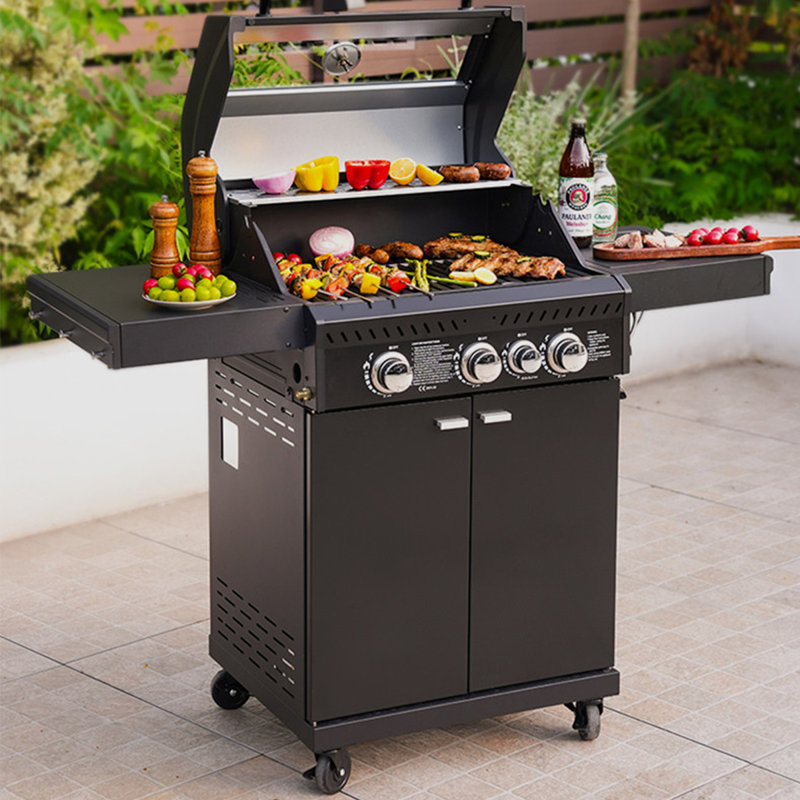 Barbecue à gaz 48,43 "pour la cour extérieure à double usage