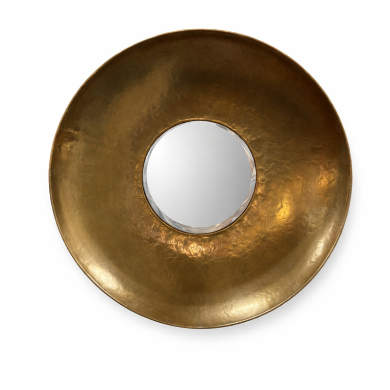 Valdoro Round Metal Mirror