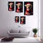 Décoration murale sur toile avec un adorable chien de Noël, affiche vintage de Noël amusante - 2 affiches vintage pour la décoration intérieure-834031694