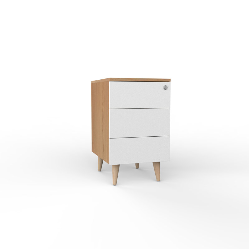Grena 60cm W 3 - Drawer Chest of Drawers, White