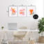 Ensemble de toile 3 pièces Safari Jungle Animal Trio, design par Dina Riddle-565621412
