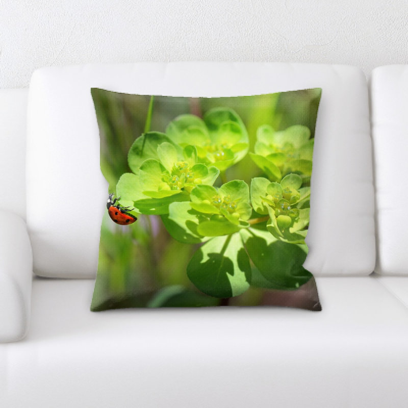 Microsuede Throw Pillow