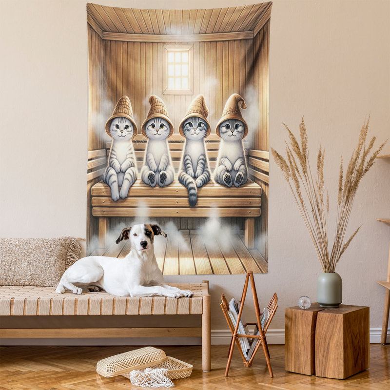 Polyester Tapestry, 80" H x 60" W