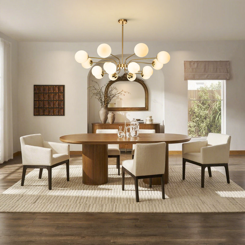 Summertown 16 - Light Dimmable Chandelier, Gold