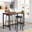 Marcel Upholstered Counter Stool with Metal Frame