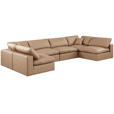Iuan Upholstered U-Shaped Sectional Reversible