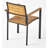 Callean 6-Person Weather Resistant Acacia Wood and Metal Rectangular Dining Set