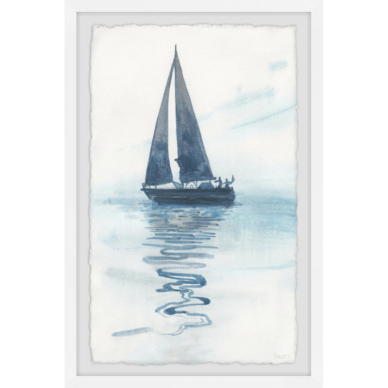 Sailing Shadow by Parvez Taj - Single Picture Frame Painting, 30 cm H x 20 cm W