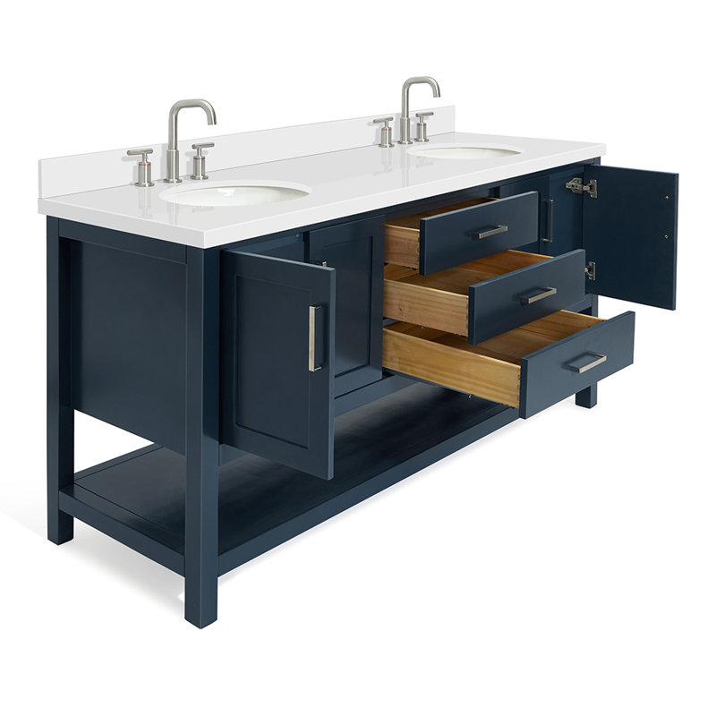Magnolia Bath Vanity Oval Basin S073DWQ, Midnight Blue, Oval