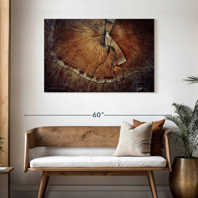 Harnek Tree Ring Texture, 30" H x 45" W