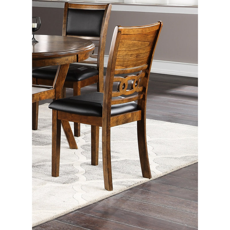 Dining Room Chairs  2  , Walnut Color, Cushion Seat Relax, Contemporary Grace, Knot Back Display 2 Chair , Veneer, Relaxation, Sketching