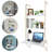 3 Piece Metal Bracket Shelf with Towel Bar