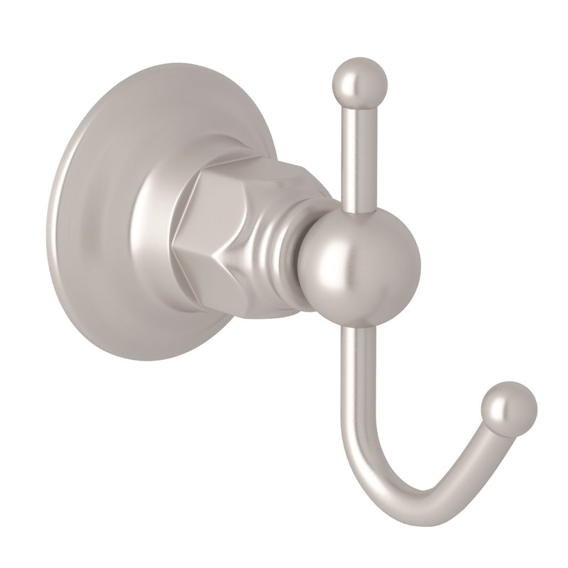 Country Robe Hook, Satin Nickel
