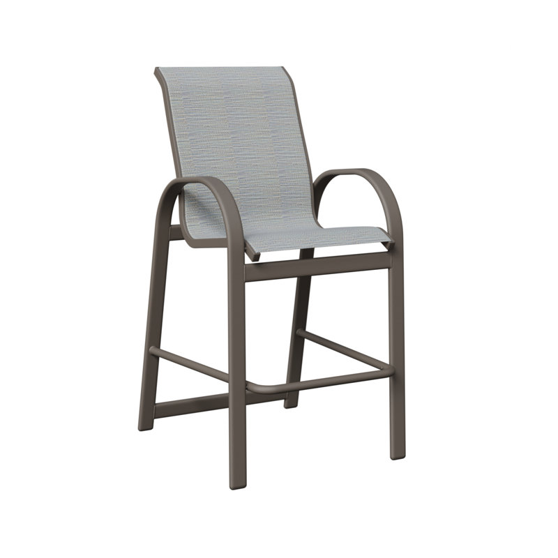 Fauteuil de bar berlinois Berlin Gardens, Graphite, Canne des Caraïbes